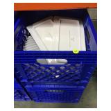 Lot of 6 crates of Rene Ozorio sushi plates  -