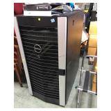 Dell server rack with 2 network switches 24 ports