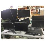 Large lot of LCD monitors from doctors office