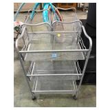 Lot of 3 metal wire rolling organizers