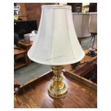 Brass based table lamp