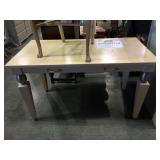 Wooden desk with drawer