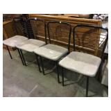 4 folding chairs