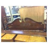 King size wooden bed frame