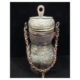 1800 CA cooper, white brass plated Hammered