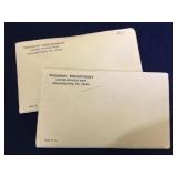 2- 1964 Sealed Silver Proof Sets