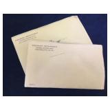 2- 1962 Sealed Silver Proof Sets