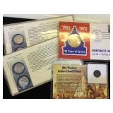 Coinage, 1972 Eisenhower Dollar, Indian Head