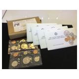 Box Set of 4- 1989 Uncirculated nCoin Sets