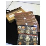 Box Set of 5- 1985 Uncirculated Coin Sets