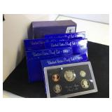 Box Set of 5-=1983 US PROOF SETS