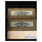 Vintage military badges