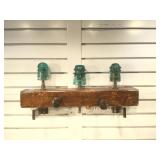 Vintage Wall Hanging Coat/Hat Rack made with