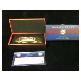 Donald Trump POTUS collectors pocket knife with