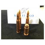 4- 1oz. Each .999 Copper Bullets