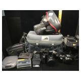 Large lot of cameras Nikon, Sony and more