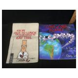 Dilbert cloth lunch bag w/Cows of Our Planet