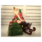 Rare Vintage Annalee Santa Doll Working Animation