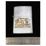 Vintage Zippo lighter comm. 25th Anniv. US Air