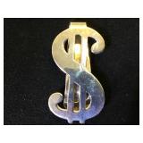 Sterling Silver dollar sign money clip