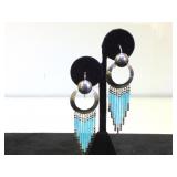 Sterling & Turquoise Southwest style earrings
