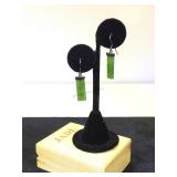 Sterling & Jade Earrings