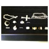 Lot of fashion jewelry, rings, necklace &