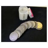 20- MORGAN SILVER DOLLARS, various years, 20 x $