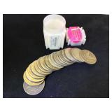 20- MORGAN SILVER DOLLARS,various years, 20 x $