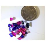 Assortment of various gemstones
