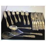 45 piece set of Sterling  Westmoreland pattern
