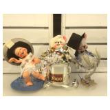 Vintage Annalee Happy New Years Dolls & More -