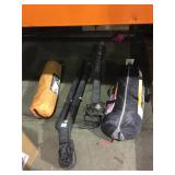 Hitch mount car tow dolly and 2 tents