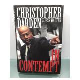 Signed Christopher Darden In Contempt HB DJ