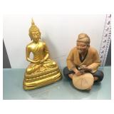 Brass Buddah Statue & More