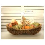 Vintage High End Basket, Fall Decor, & More