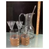 Heavy Glass Pitcher & More