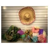 Lot of dinosaurs and princesses kid party