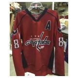 Capitals hockey jersey shows a lot of wear