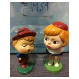 Vintage kissing bobble head