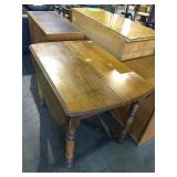 Vintage wooden Drop side table