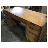 Large wooden desk