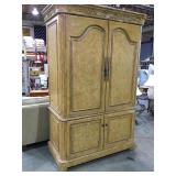 Large wooden entertainment center