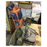 Half pallet, Camping ,canvas items, Char Broil