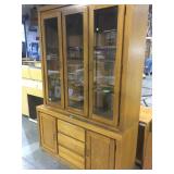 Bassett 3- shelf hutch w/ lower storage