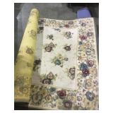 Floral rug approx 7.5 by 5