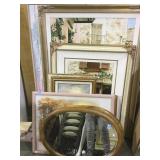 Large lot of wall art
