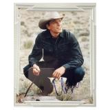 Matt Damon autograph photo framed Walt Disney