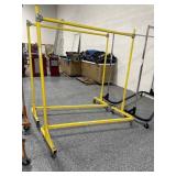 (1) Yellow industrial garmet rack - ENT020316