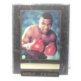 Mike Tyson framed plaque